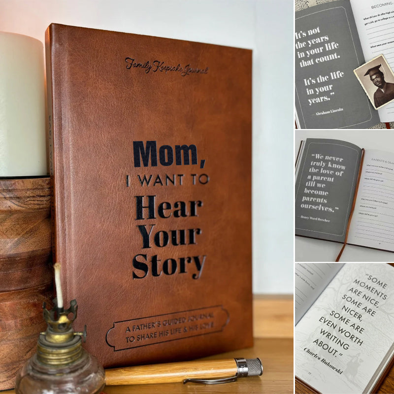 Olvoria | Dad, I Want to Hear Your Story | Heritage Edition Book | Over 250 Questions
