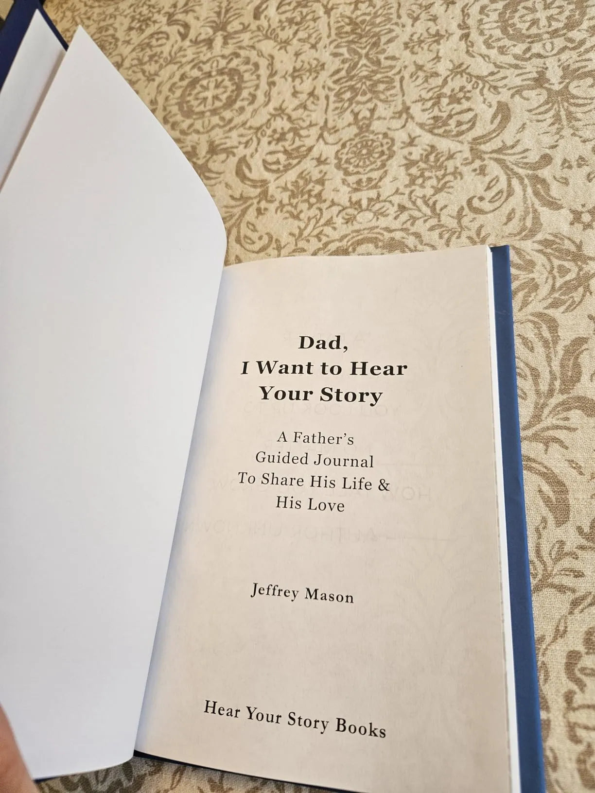 Olvoria | Dad, I Want to Hear Your Story | Heritage Edition Book | Over 250 Questions