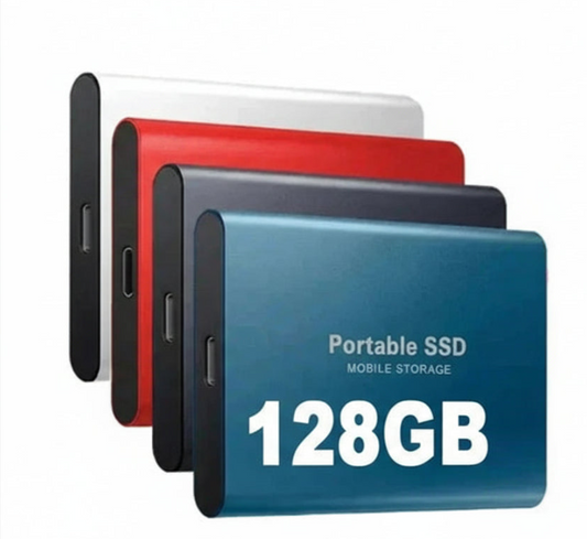 Olvoria | DataSprint External SSD 128GB – Fast USB-C Storage up to 1050 MB/s