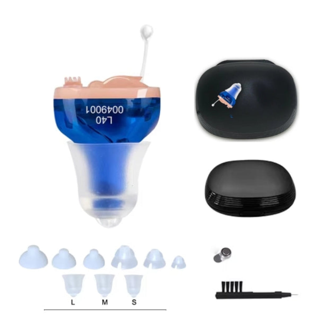 Olvoria | Digital In-Ear Hearing Aid with Rechargeable Battery