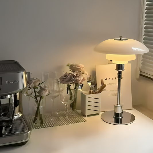 Olvoria | Dimmable Round Table Lamp