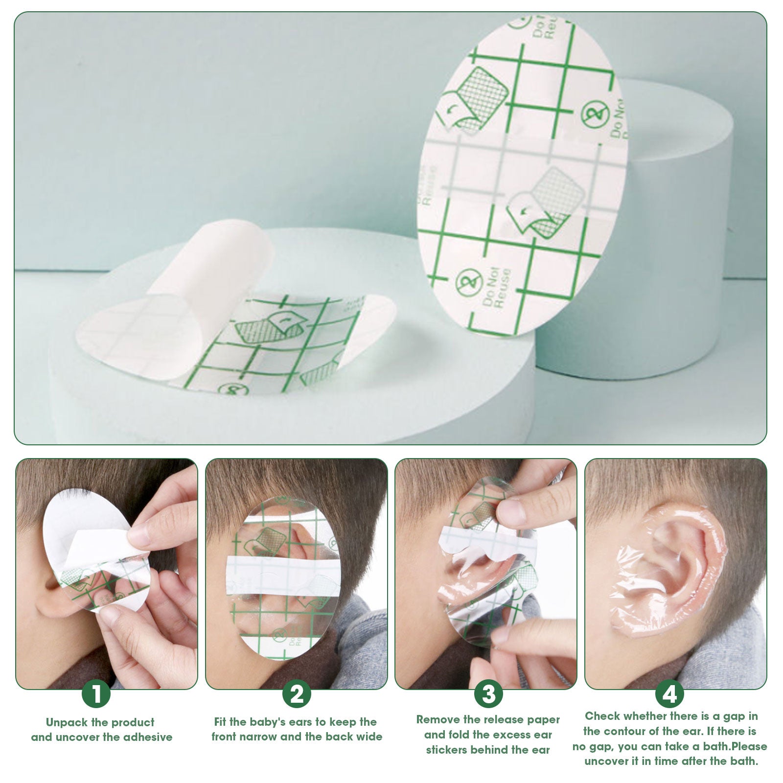 Olvoria | Disposable Waterproof Swimming Ear Protection Set