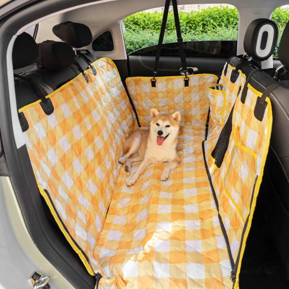 Olvoria | Dog Car Seat Cover - Waterproof & Dirt-Resistant Hammock