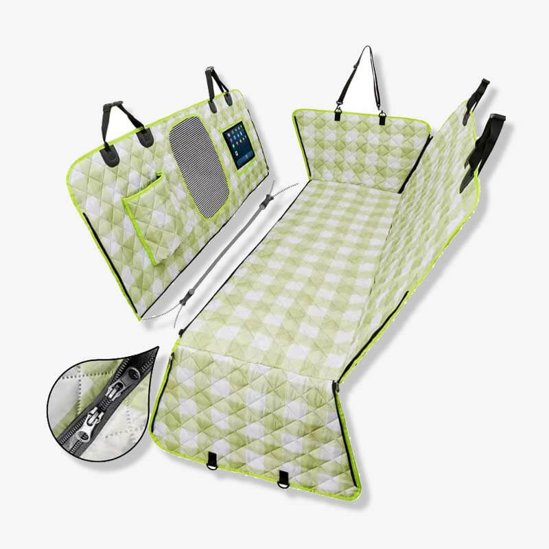Olvoria | Dog Car Seat Cover - Waterproof & Dirt-Resistant Hammock