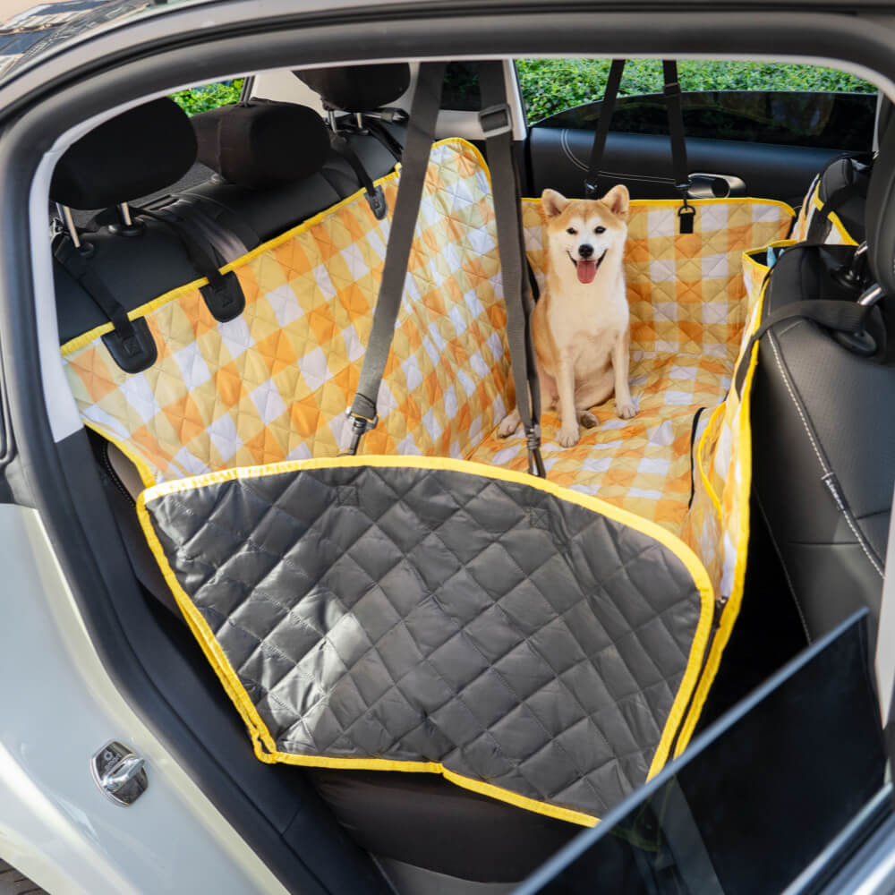 Olvoria | Dog Car Seat Cover - Waterproof & Dirt-Resistant Hammock