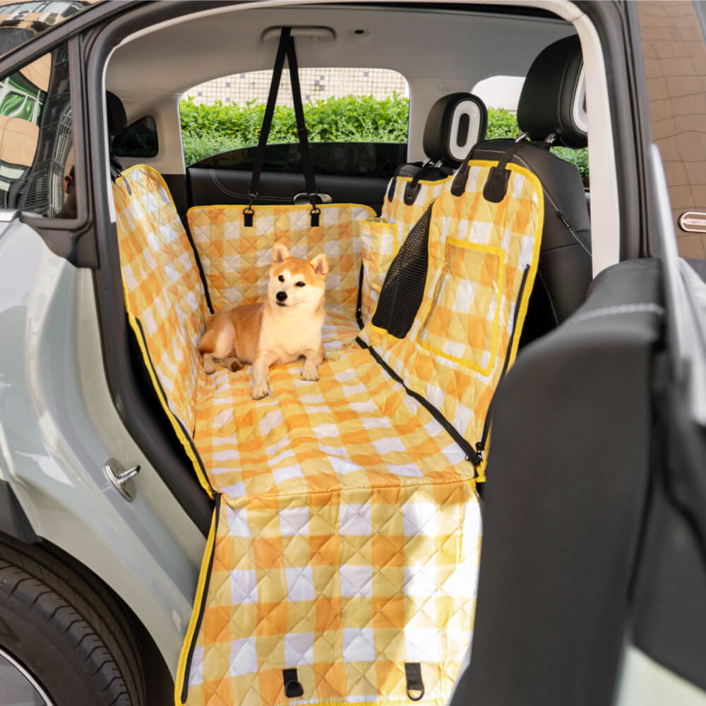 Olvoria | Dog Car Seat Cover - Waterproof & Dirt-Resistant Hammock
