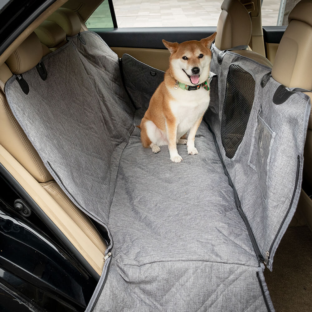 Olvoria | Dog Car Seat Cover - Waterproof & Dirt-Resistant Hammock