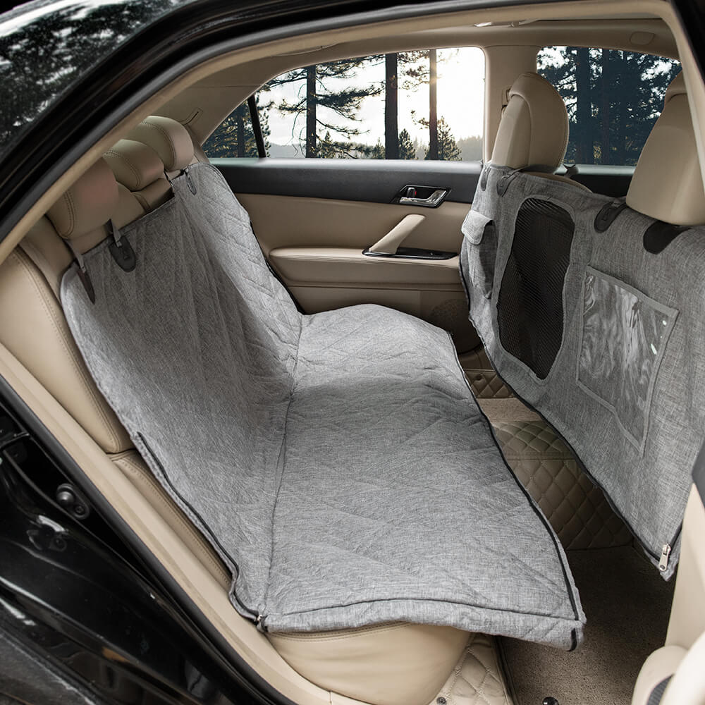 Olvoria | Dog Car Seat Cover - Waterproof & Dirt-Resistant Hammock