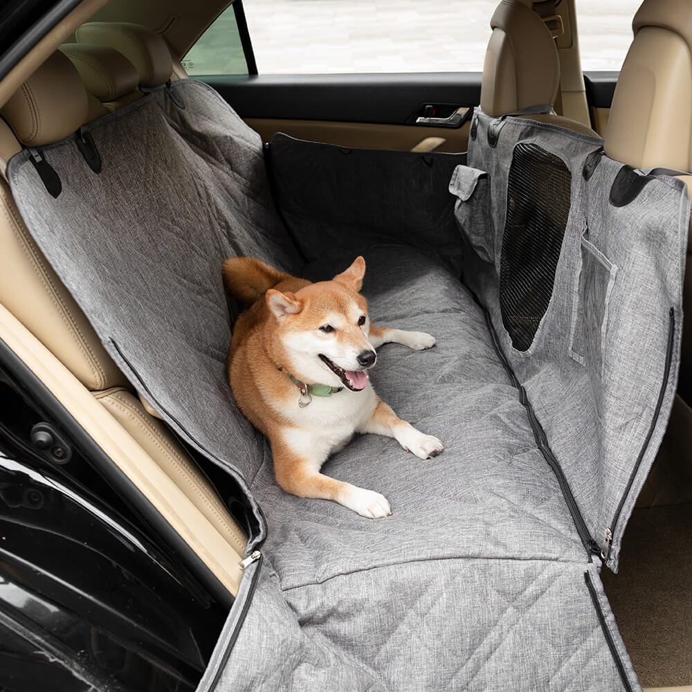 Olvoria | Dog Car Seat Cover - Waterproof & Dirt-Resistant Hammock