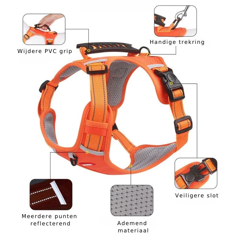 Olvoria | Dog Reflective No-Pull Harness