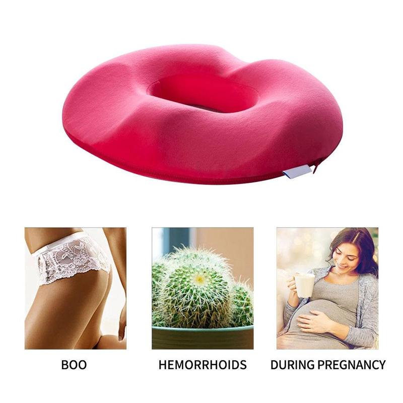 Olvoria | Donut Seat Cushion for Hemorrhoid & Coccyx Pain Relief