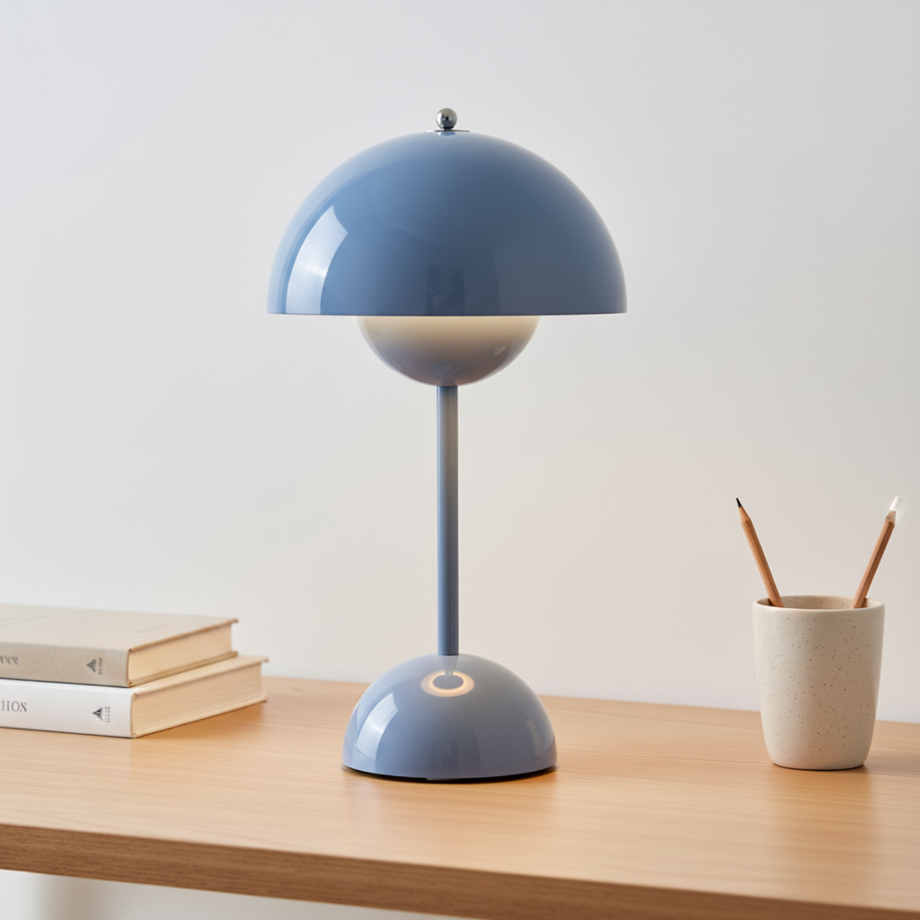 Olvoria | Dorsø Pillam | Scandinavian Designer Table Lamp | Dimmable & Modern (H 29.5cm)