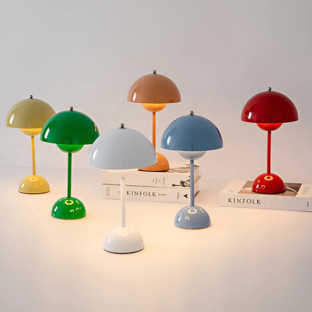 Olvoria | Dorsø Pillam | Scandinavian Designer Table Lamp | Dimmable & Modern (H 29.5cm)