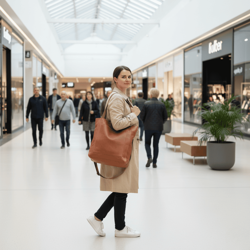 Olvoria | Durable Shoulder Bag Made of Soft Genuine Leather