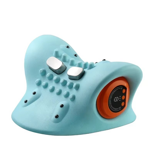 Olvoria | Electric Cervical Massager – Smart Neck Pain Relief with Heat & Pulse Therapy