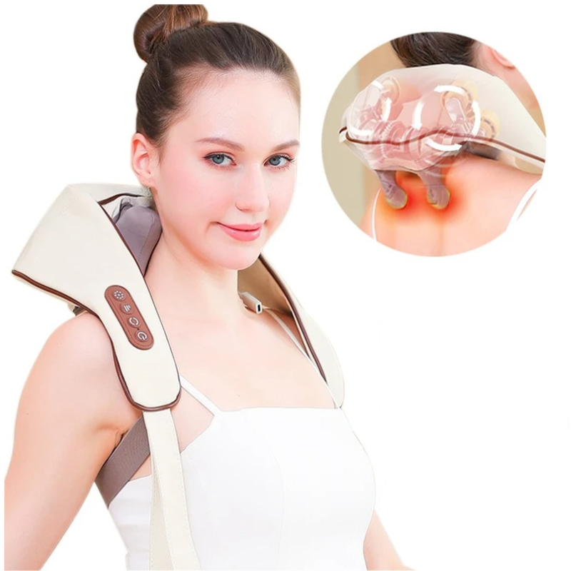 Olvoria | Electric Neck and Back Massager - Comprehensive Massage Solution