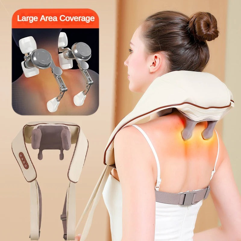 Olvoria | Electric Neck and Back Massager - Comprehensive Massage Solution