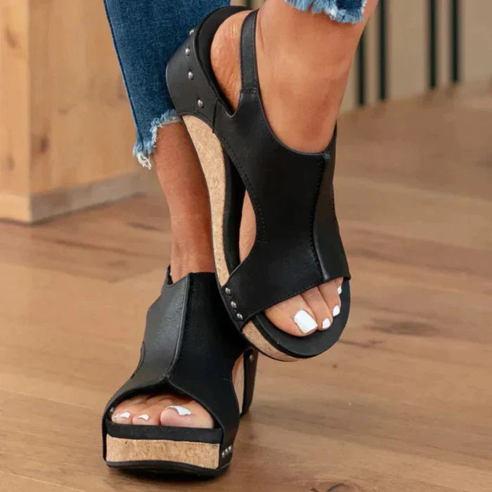 Olvoria Elegant and Comfortable Wedge Heels