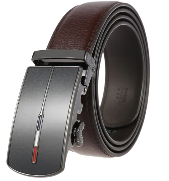 Olvoria | Elegant Luxury Men's Belt with Automatic Buckle