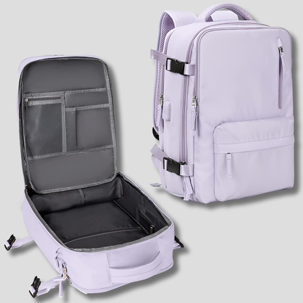 Olvoria | Expandable Carry-On Travel Backpack