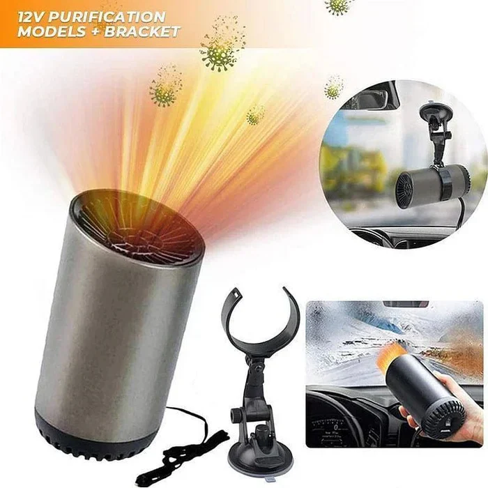 Olvoria | Fast Heating Cup Shape Car Warm Air Blower - Quick Heating & Cooling Adjustable 360 Degree Rotatable Plug and Play for Car, SUV, Recreational Vehicle and Truck