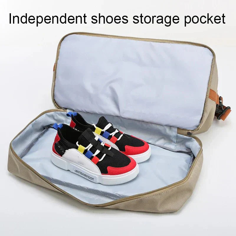 Olvoria | FITVOY DUFFEL – Lightweight Gym & Travel Bag with Shoe Compartment and Wet-Dry Separation