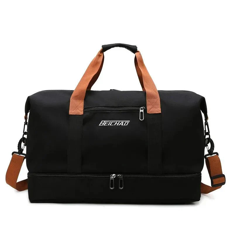 Olvoria | FITVOY DUFFEL – Lightweight Gym & Travel Bag with Shoe Compartment and Wet-Dry Separation