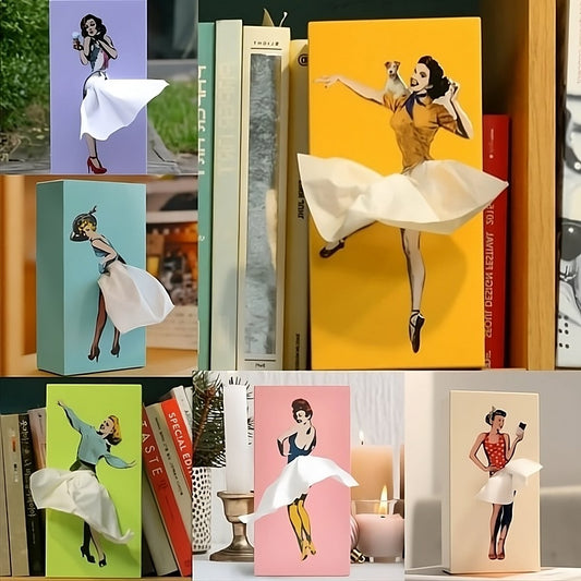Olvoria | Flying Skirt Tissue Box