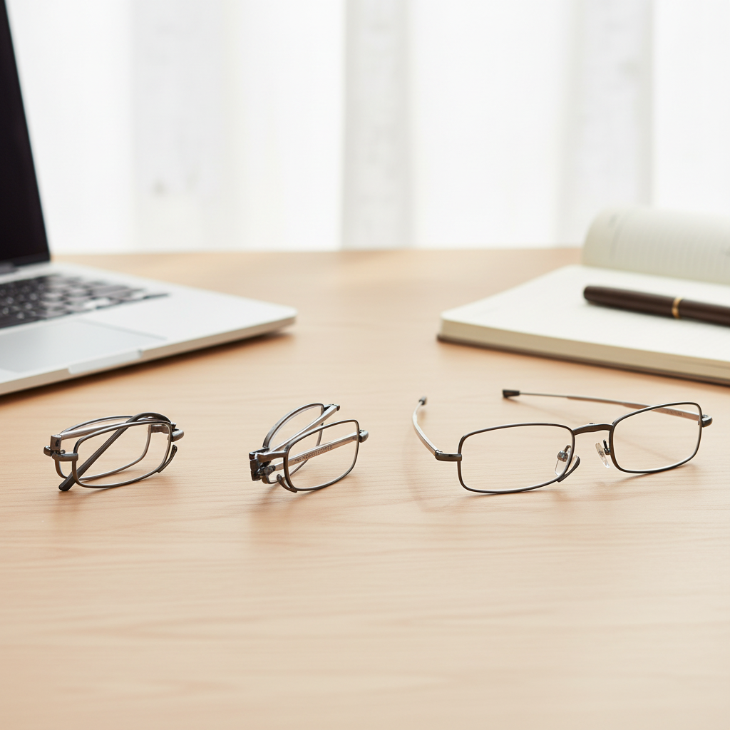 Olvoria | Folding Reading Glasses - Portable With Case