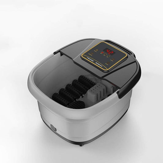 Olvoria | Foot Spa Bath Massager – Heated Bathing with Rollers, Bubbles, and Infrared Therapy