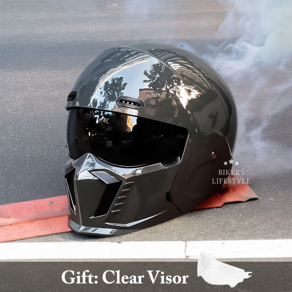Olvoria | Full Face Motorcycle Helmet with Visor