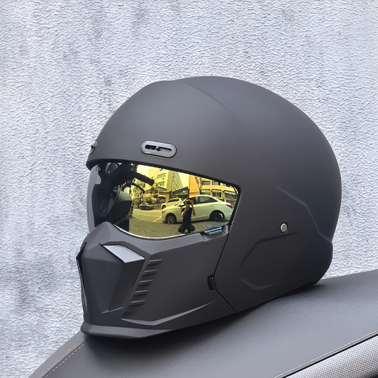 Olvoria | Full Face Motorcycle Helmet with Visor