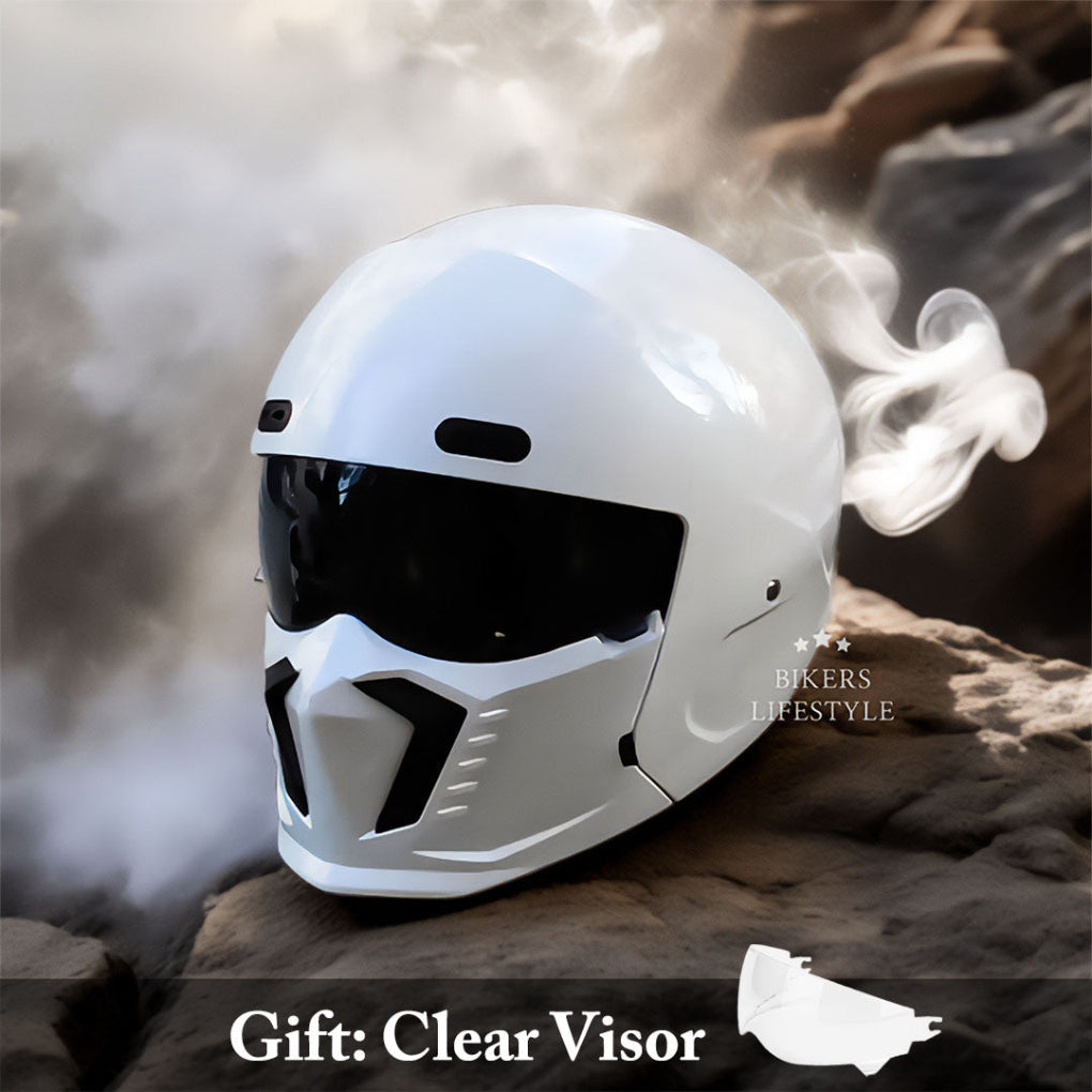 Olvoria | Full Face Motorcycle Helmet with Visor