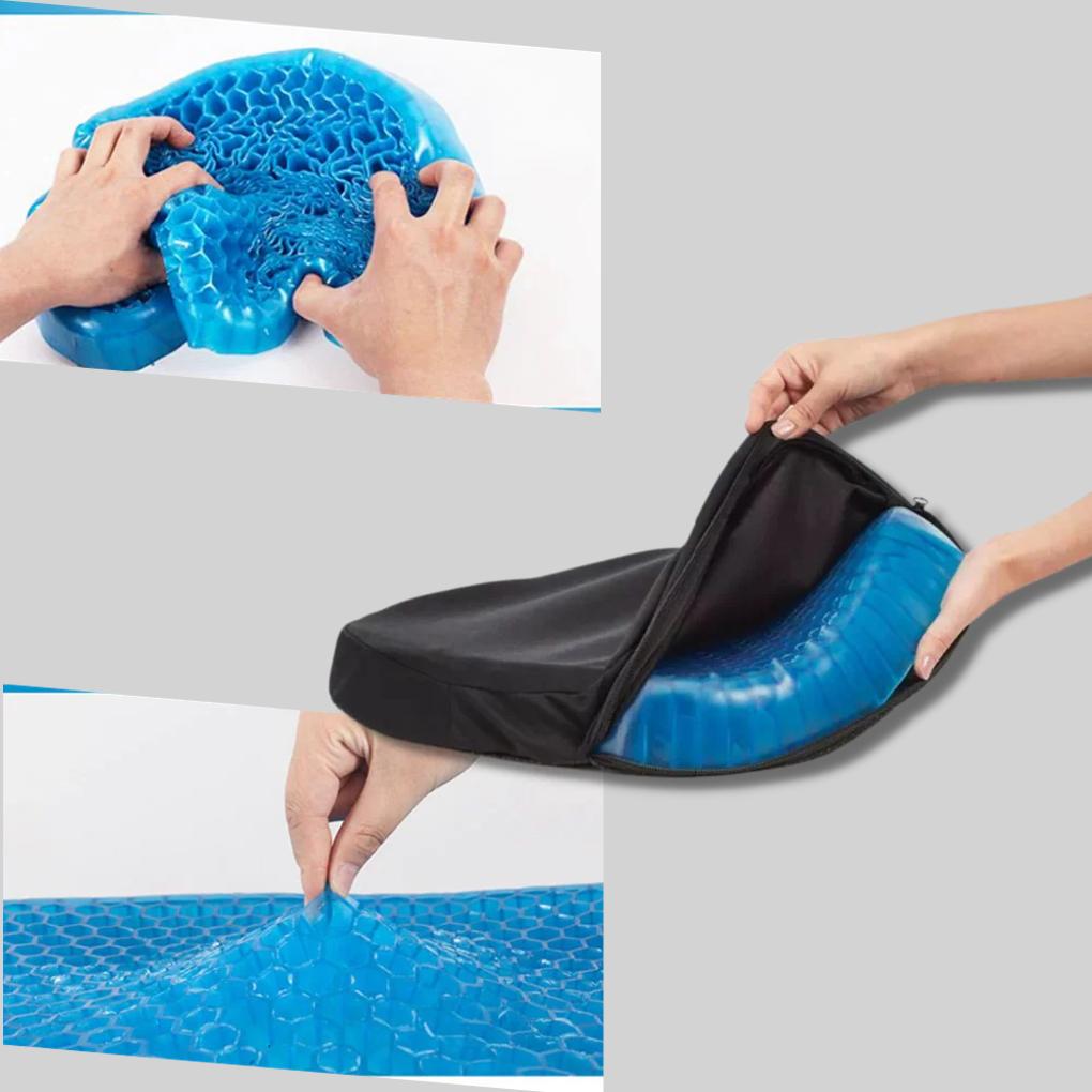 Olvoria | Gel Seat Cushion - Ergonomic Support