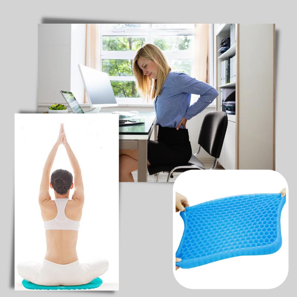 Olvoria | Gel Seat Cushion - Ergonomic Support