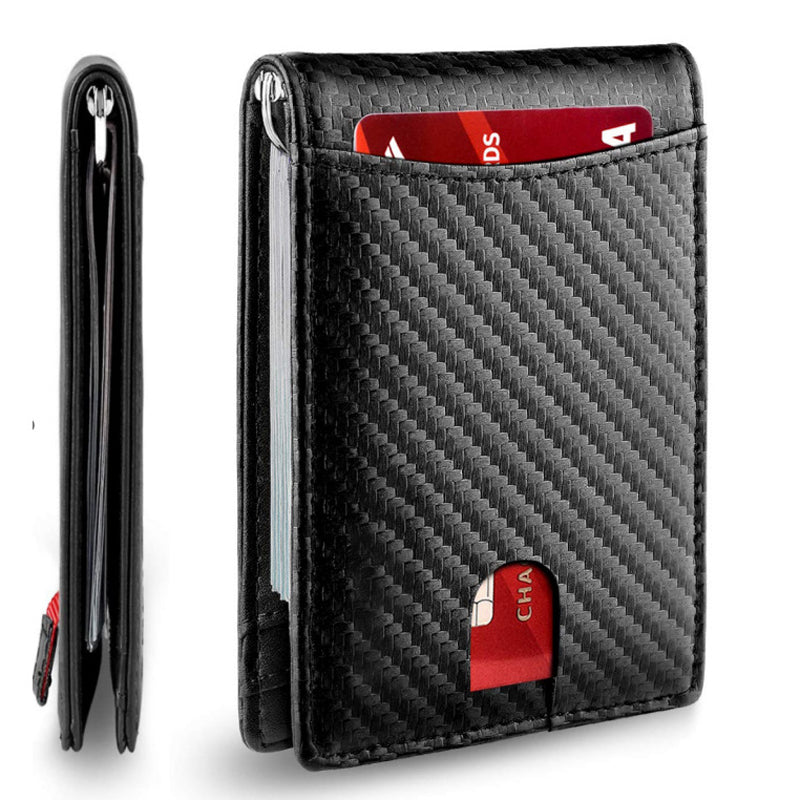 Olvoria | Genuine Leather Anti-theft Swipe Card Holder