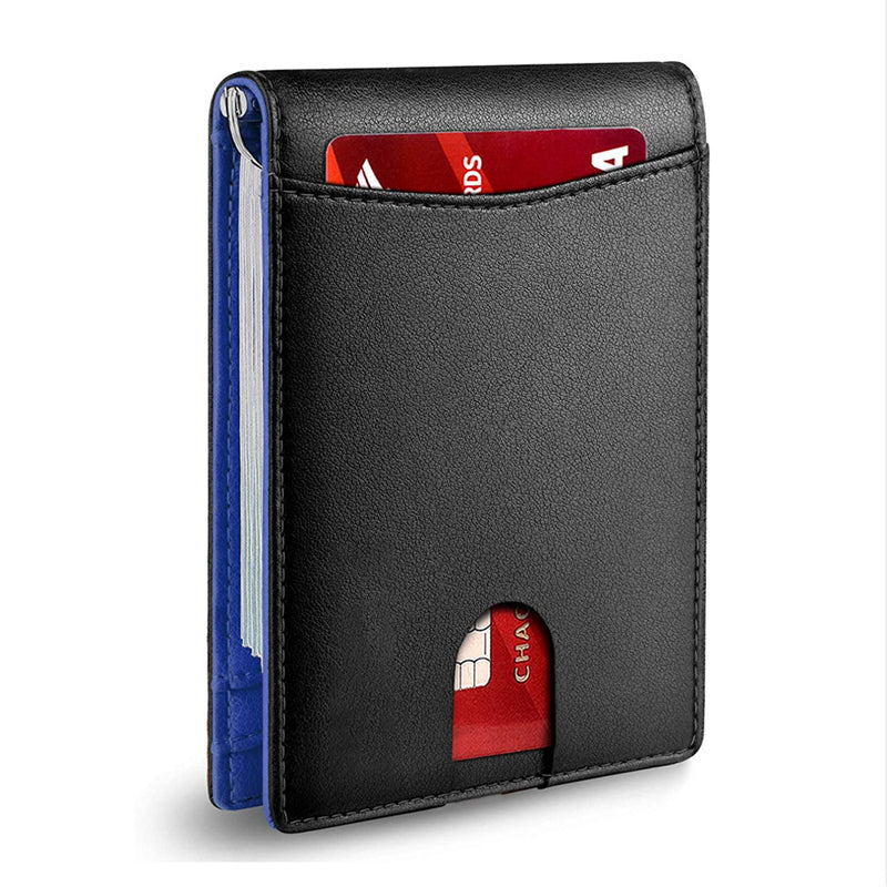 Olvoria | Genuine Leather Anti-theft Swipe Card Holder