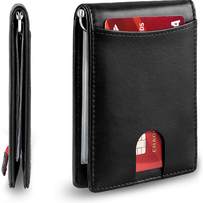 Olvoria | Genuine Leather Anti-theft Swipe Card Holder