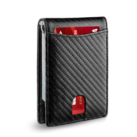 Olvoria | Porte-cartes antivol en cuir véritable