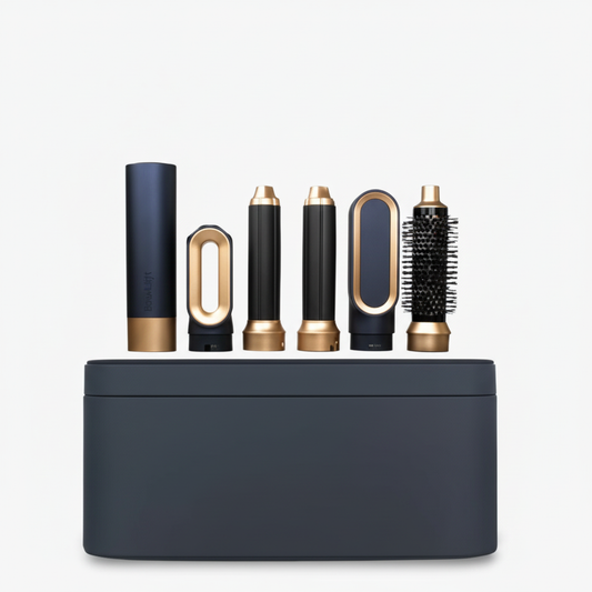 Olvoria | Glossify 5-in-1 Hair Styler | 1000W Hot Air Brush with Ionic Technology