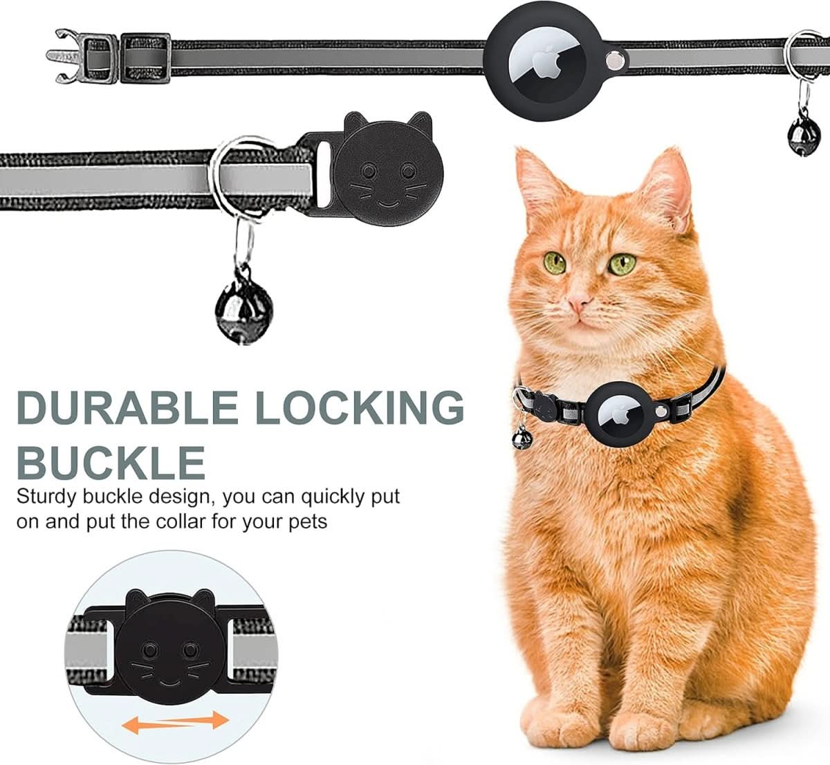 Olvoria | GPS Collar for Cats with Reflective Design