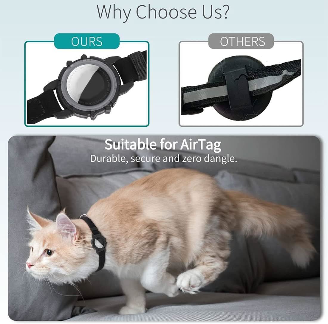 Olvoria | GPS Collar for Cats with Reflective Design