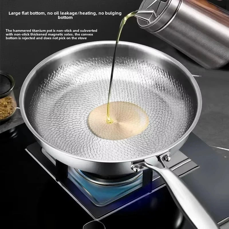 Olvoria | Hammered Non-Stick Skillet for Induction Cooktops and Everyday Cooking