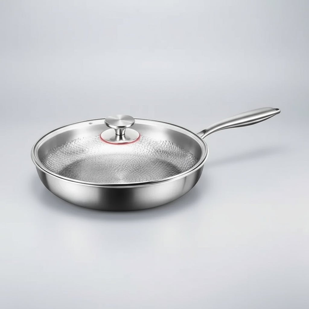 Olvoria | Hammered Non-Stick Skillet for Induction Cooktops and Everyday Cooking