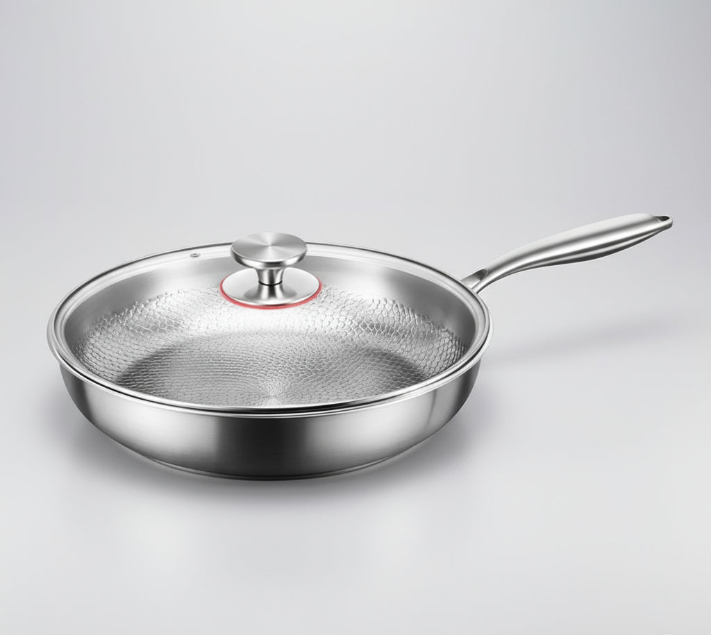 Olvoria | Hammered Non-Stick Skillet for Induction Cooktops and Everyday Cooking