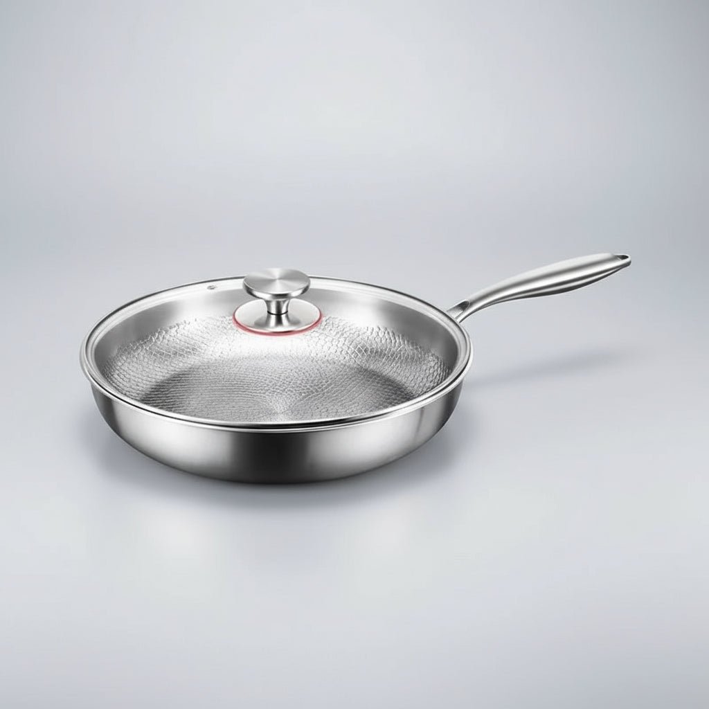 Olvoria | Hammered Non-Stick Skillet for Induction Cooktops and Everyday Cooking
