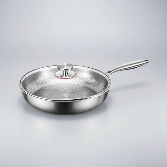 Olvoria | Hammered Non-Stick Skillet for Induction Cooktops and Everyday Cooking