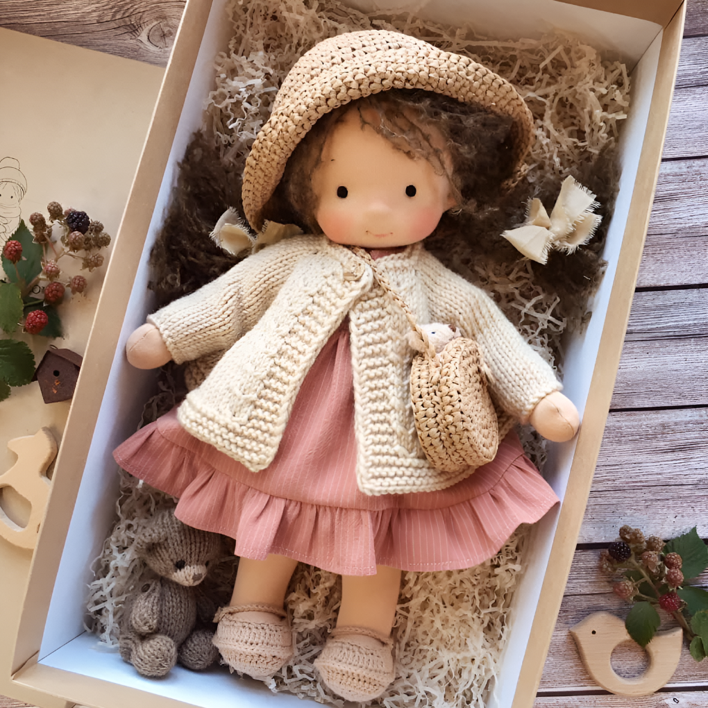 Olvoria | Handmade Waldorf Doll - Soft & Gentle Play Companion