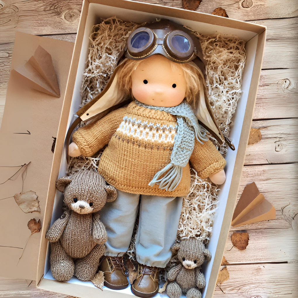 Olvoria | Handmade Waldorf Doll - Soft & Gentle Play Companion