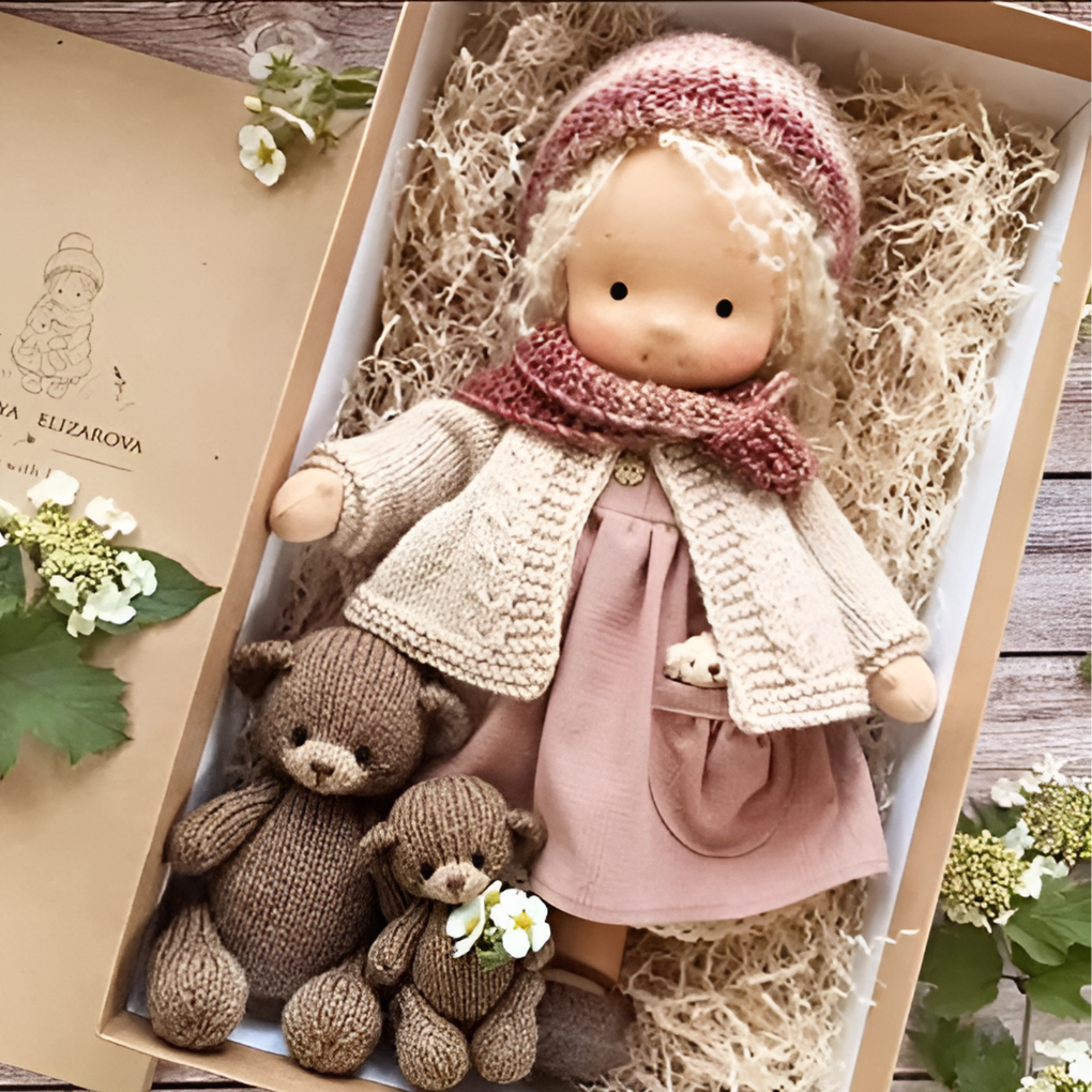 Olvoria | Handmade Waldorf Doll - Soft & Gentle Play Companion
